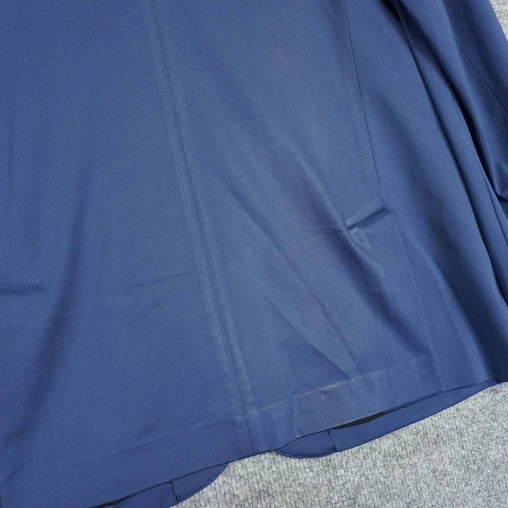 Rhone Commuter Blazer Mens Large Blue Performance Stretch Travel Sport Jacket